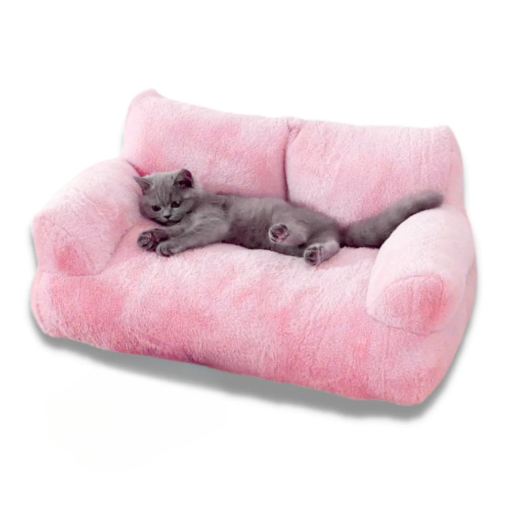Knusse Dierenzetel Luxe Pluche Hondenbank & Kattenzetel Comfortabel Wasbaar Dierenbed