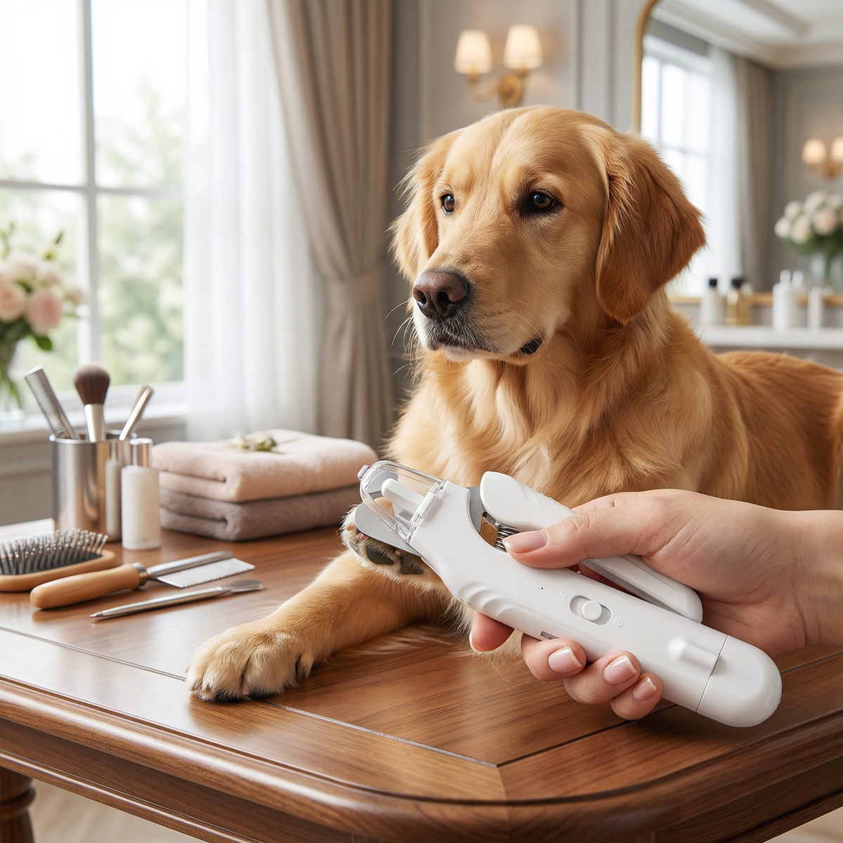 2-in-1 Professionele Honden Nagelknipper & Vijl – Ultra-Stil & Oplaadbaar