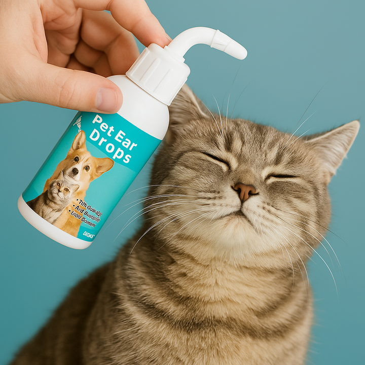 Natuurlijke Oorreinigingsdruppels voor Katten