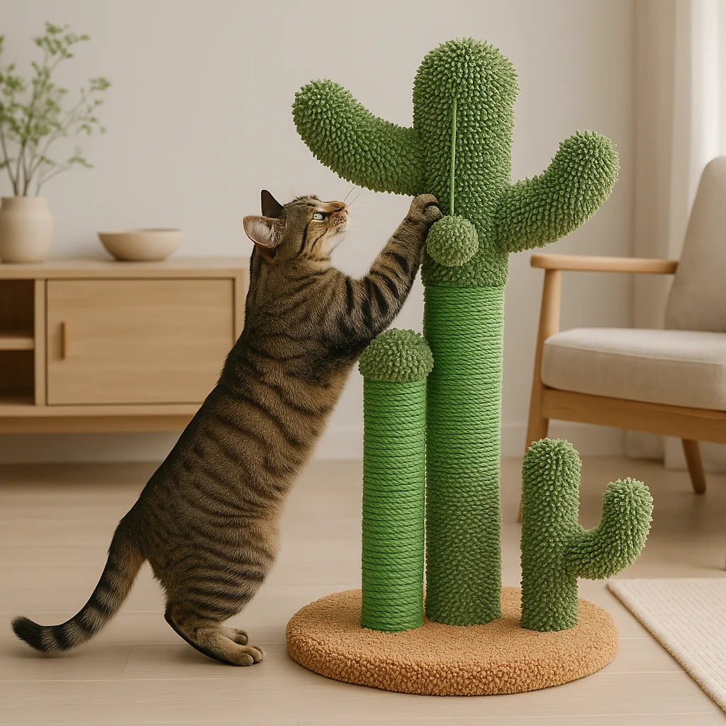 Cactus Krabpaal Stabiele Cactus Krabmeubel Beschermt Meubels & Stimuleert Krabgedrag