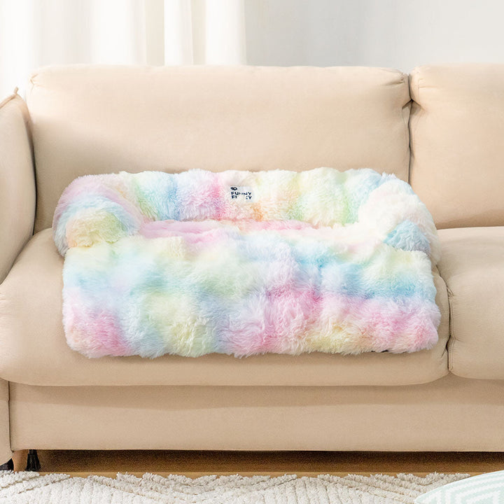 Fluffy Calming Hondenbed & Bankbeschermer