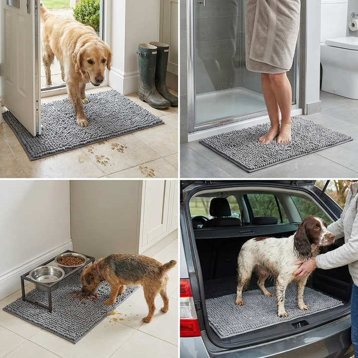 Hondenmoddermat – Super Absorberend, Antislip & Wasbaar