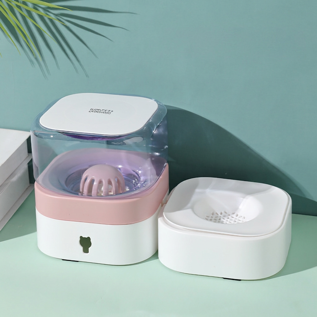 Automatische draagbare waterdispenser voor katten