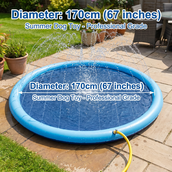 Duurzame Hondenfontein Splash Pad - Zomer Speelgoed