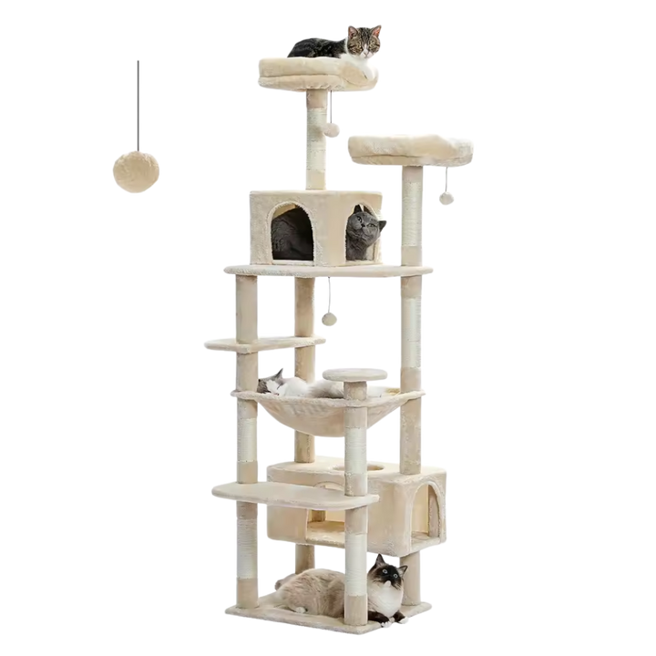 Moderne Kattentoren Luxe Kattentoren Met Krabpalen En Comfortabele Huisjes