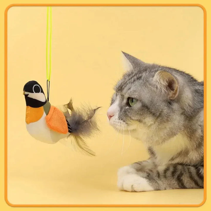 Hangend vogel kattenspeelgoed
