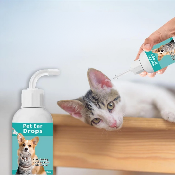 Natuurlijke Oorreinigingsdruppels voor Katten