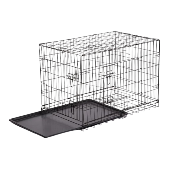 Metalen Hondenbench Verstevigd Staal, Veilig & Comfortabel Voor Thuis & Auto