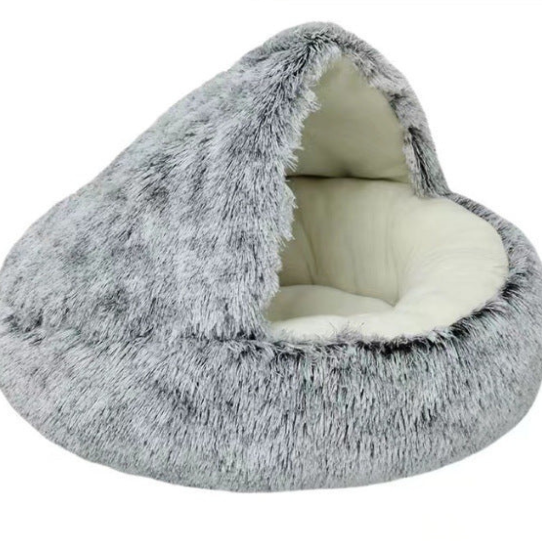 2-in-1 Kat Knuffel Cave