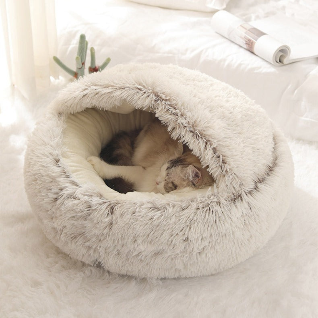 2-in-1 Kat Knuffel Cave