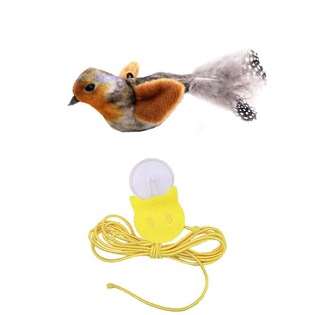 Hangend vogel kattenspeelgoed