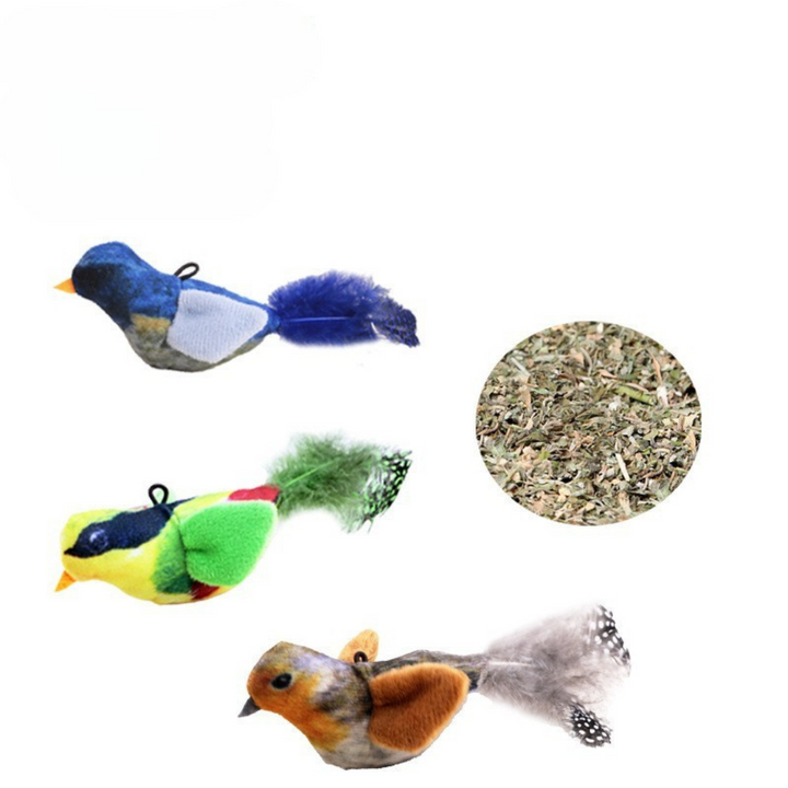 Hangend vogel kattenspeelgoed