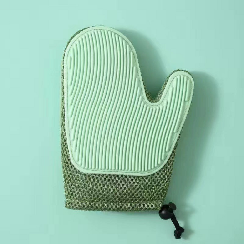 2-in-1 kattengrooming handschoen