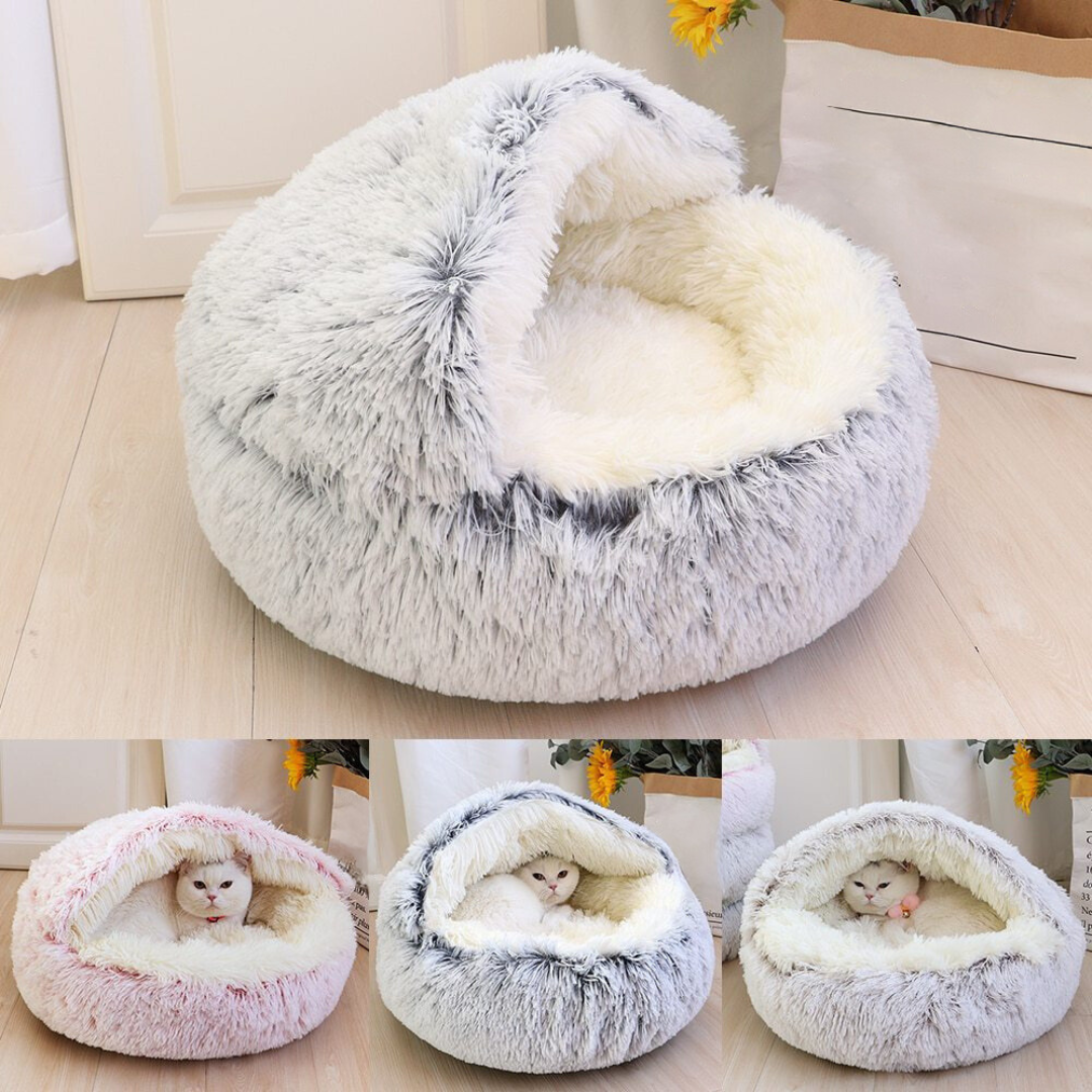 2-in-1 Kat Knuffel Cave