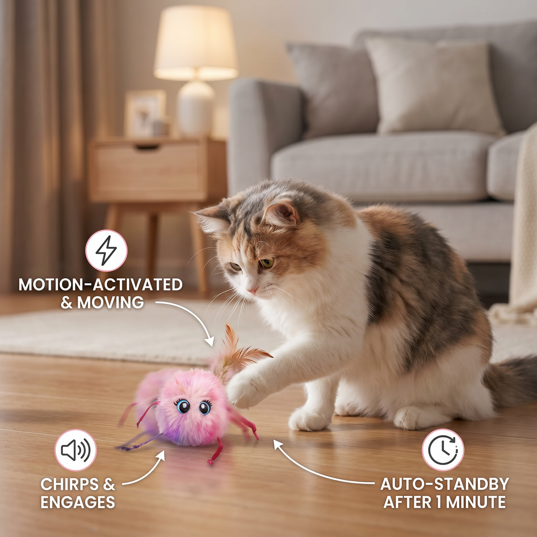 Schattige Interactieve Rollende Pluche Katten Speelgoed
