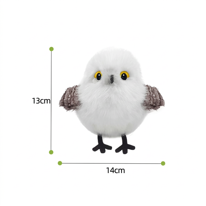 Vlechtend en tjilpend vogel speeltje voor katten