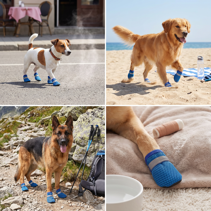 Ademende Honden Schoenen voor Warme Dagen – Zachte Zool voor Kleine en Grote Honden