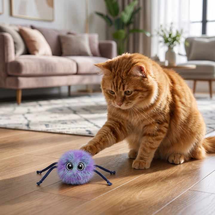 Schattige Interactieve Rollende Pluche Katten Speelgoed