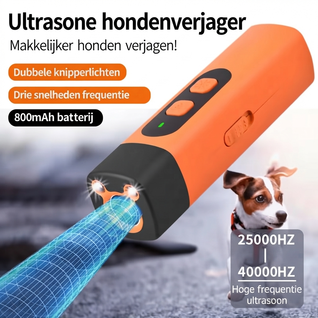 BarkProtection - Hondvriendelijk ultrasone anti-blaasapparaat
