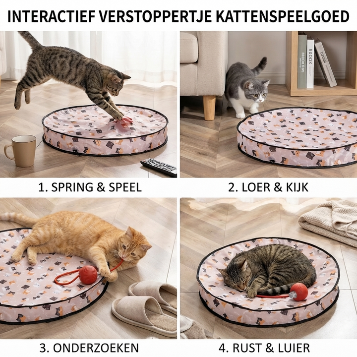 Interactief Verstop- en Zoek Speelgoed voor Katten