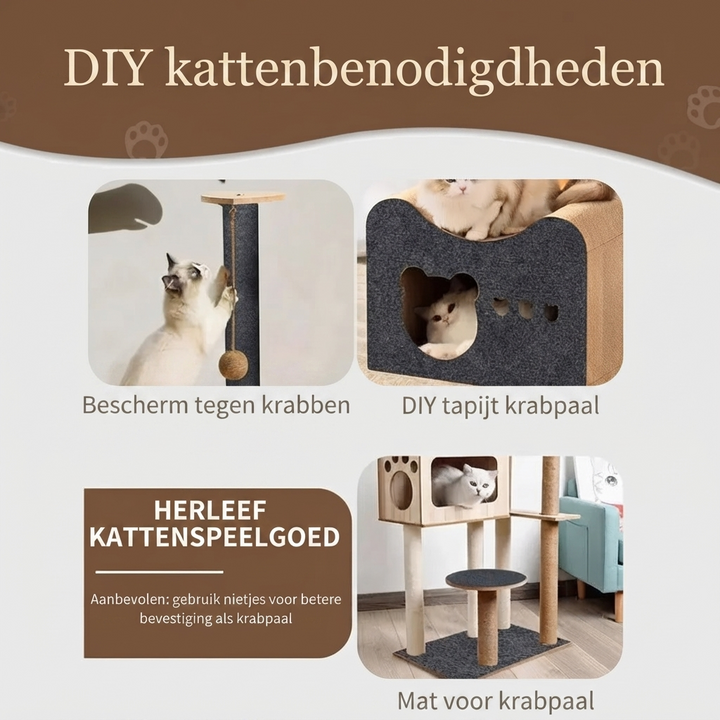 DIY Universele Krabbeschermer voor Katten