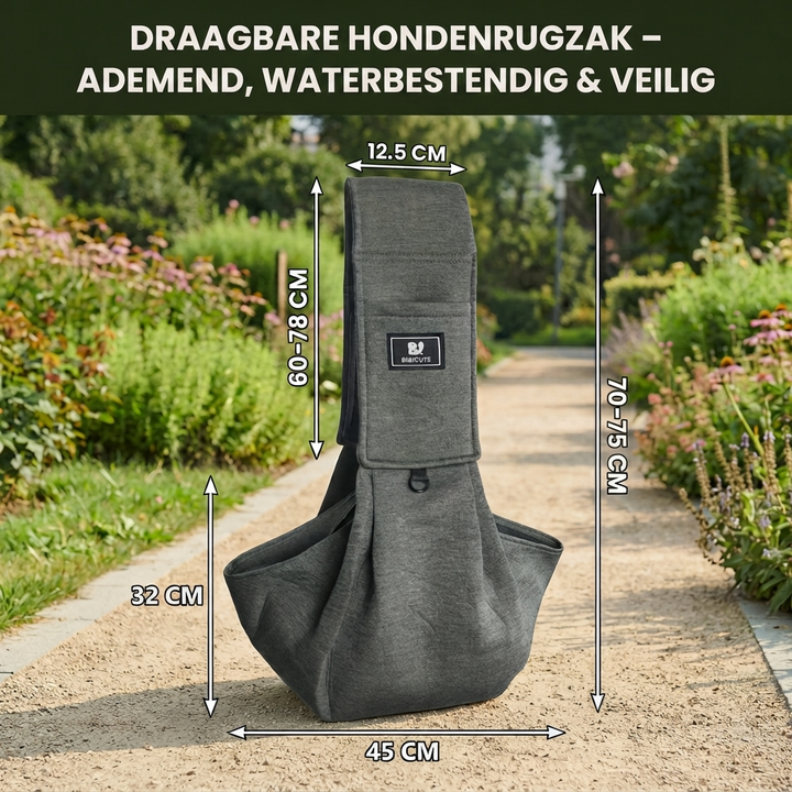 Draagbare Honden Schouderrugzak – Ademend, Waterafstotend & Veilig