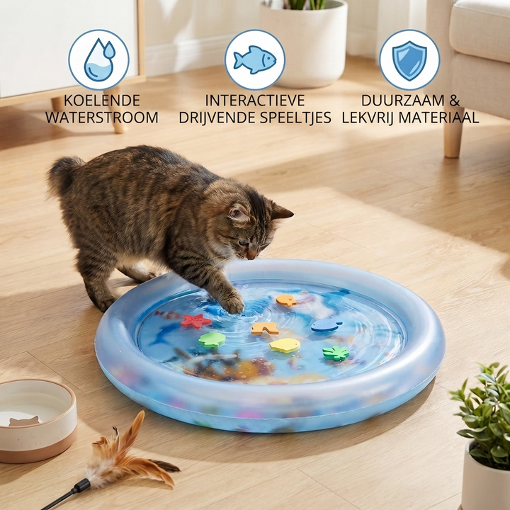 Interactief Koelend Waterbed voor Katten 2.0