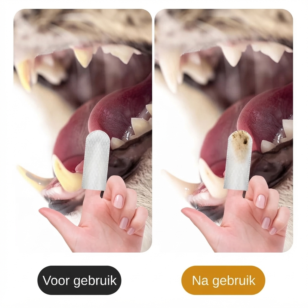 Tandenreinigende Vingerdoekjes voor Huisdieren