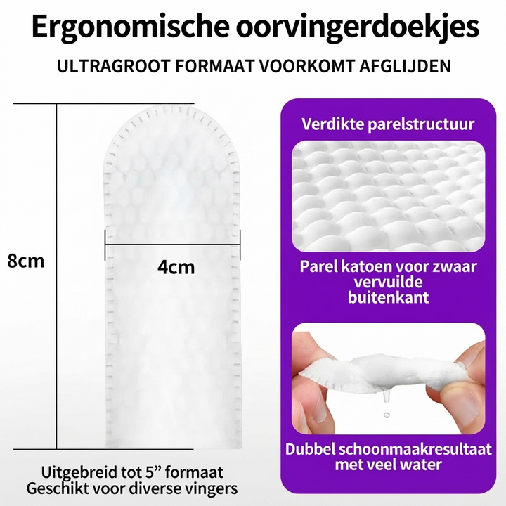 Tandenreinigende Vingerdoekjes voor Huisdieren