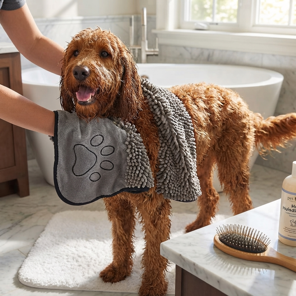 Ultra-Absorberende Microvezel Handdoek voor Huisdieren