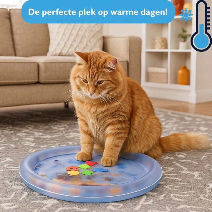 Interactief Koelend Waterbed voor Katten 2.0