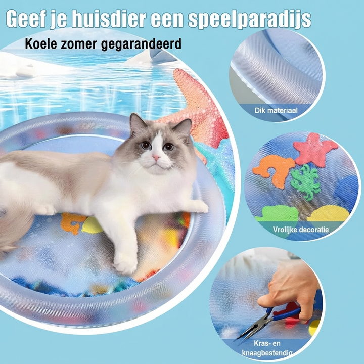 Interactief Koelend Waterbed voor Katten 2.0