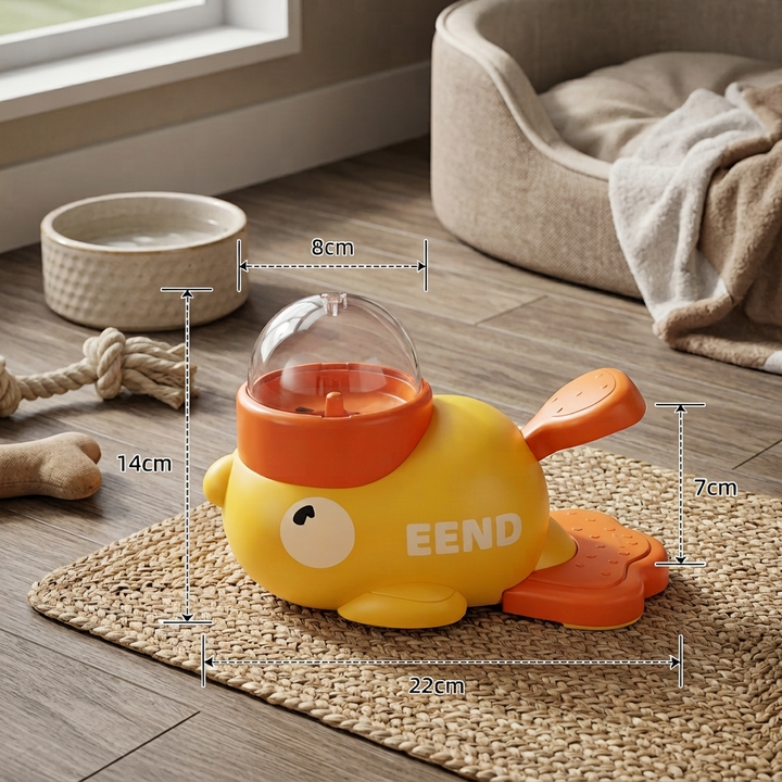 Interactieve zelfvoederdispenser voor honden