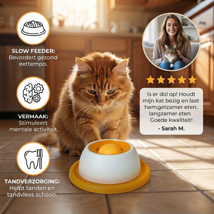 Interactief Lick Mat Langzaam Voeder Speelgoed voor Katten