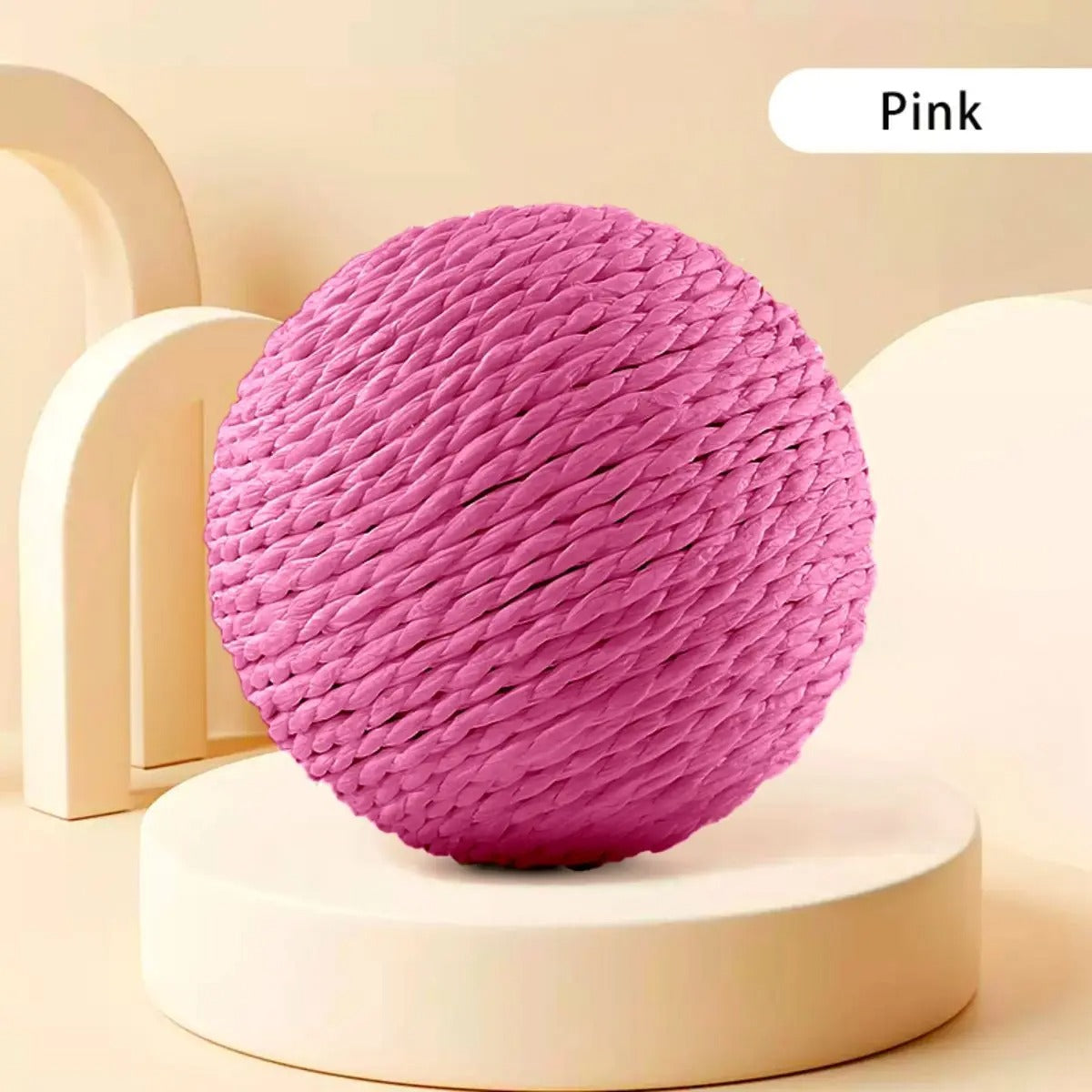 10CM Interactieve Sisal Krabbal voor Katten
