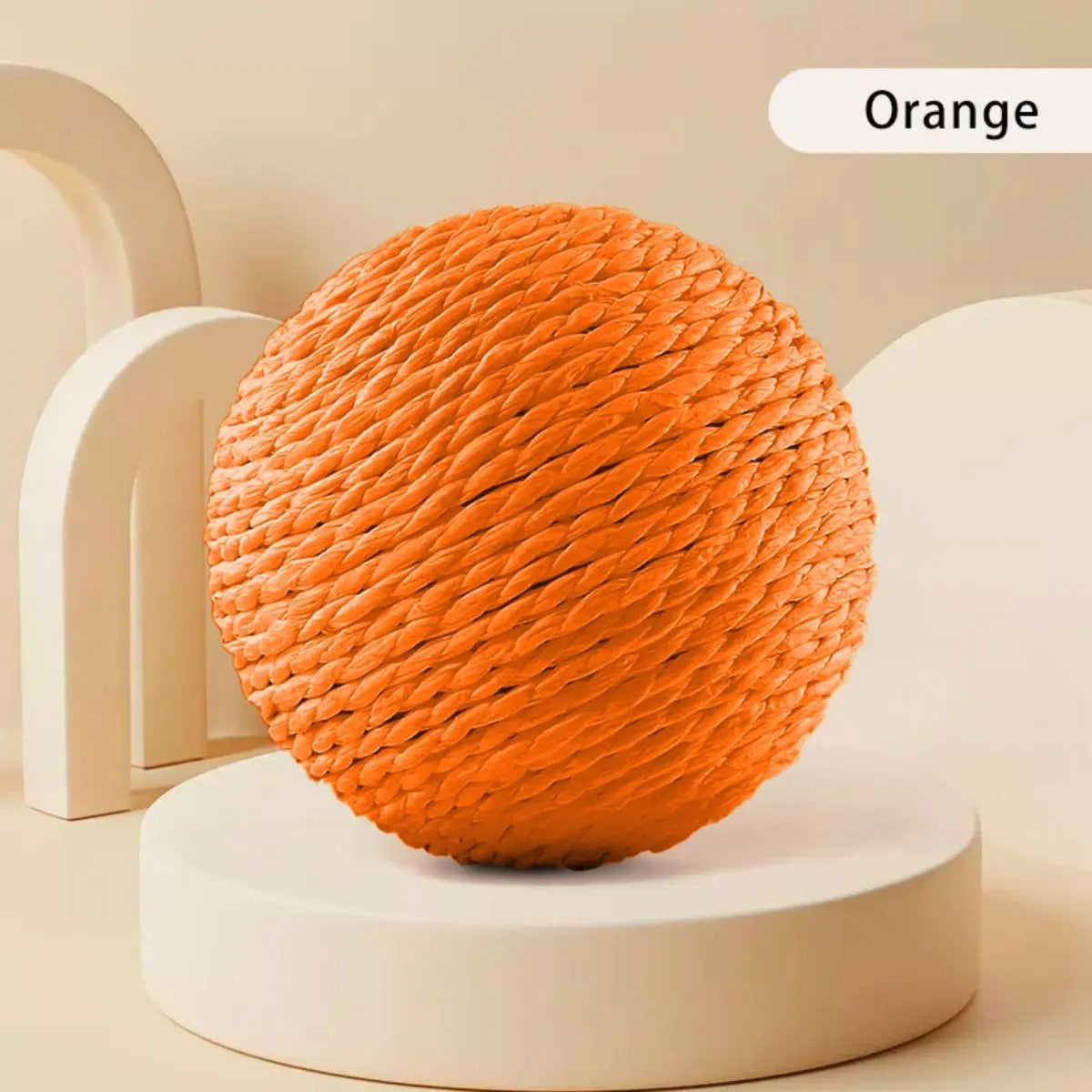 10CM Interactieve Sisal Krabbal voor Katten