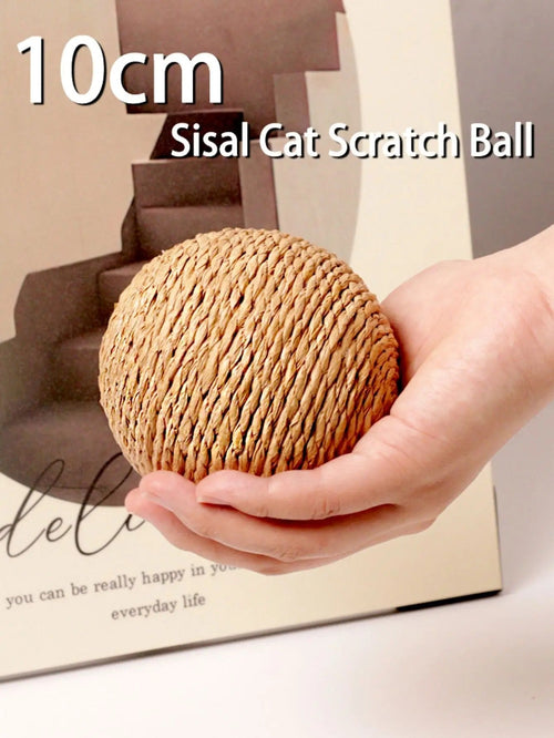10CM Interactieve Sisal Krabbal voor Katten