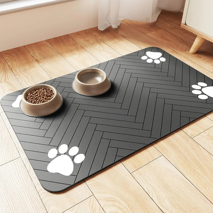 Absorberende Huisdieren Placemat voor Voer- en Waterbak