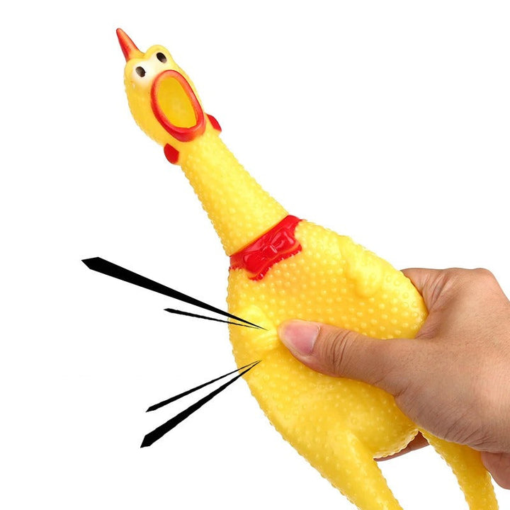 Squeaky Kippen Hondenspeelgoed