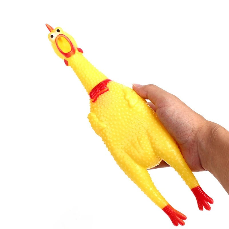 Squeaky Kippen Hondenspeelgoed