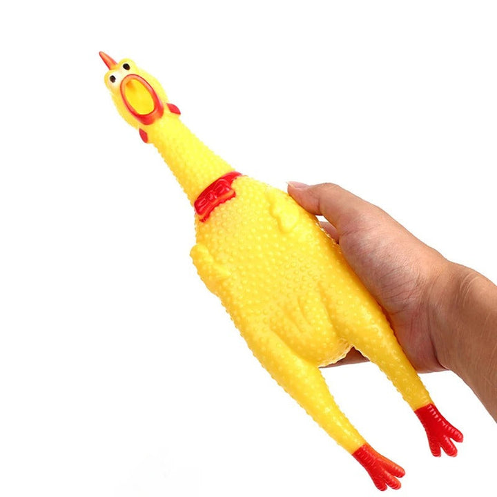 Squeaky Kippen Hondenspeelgoed