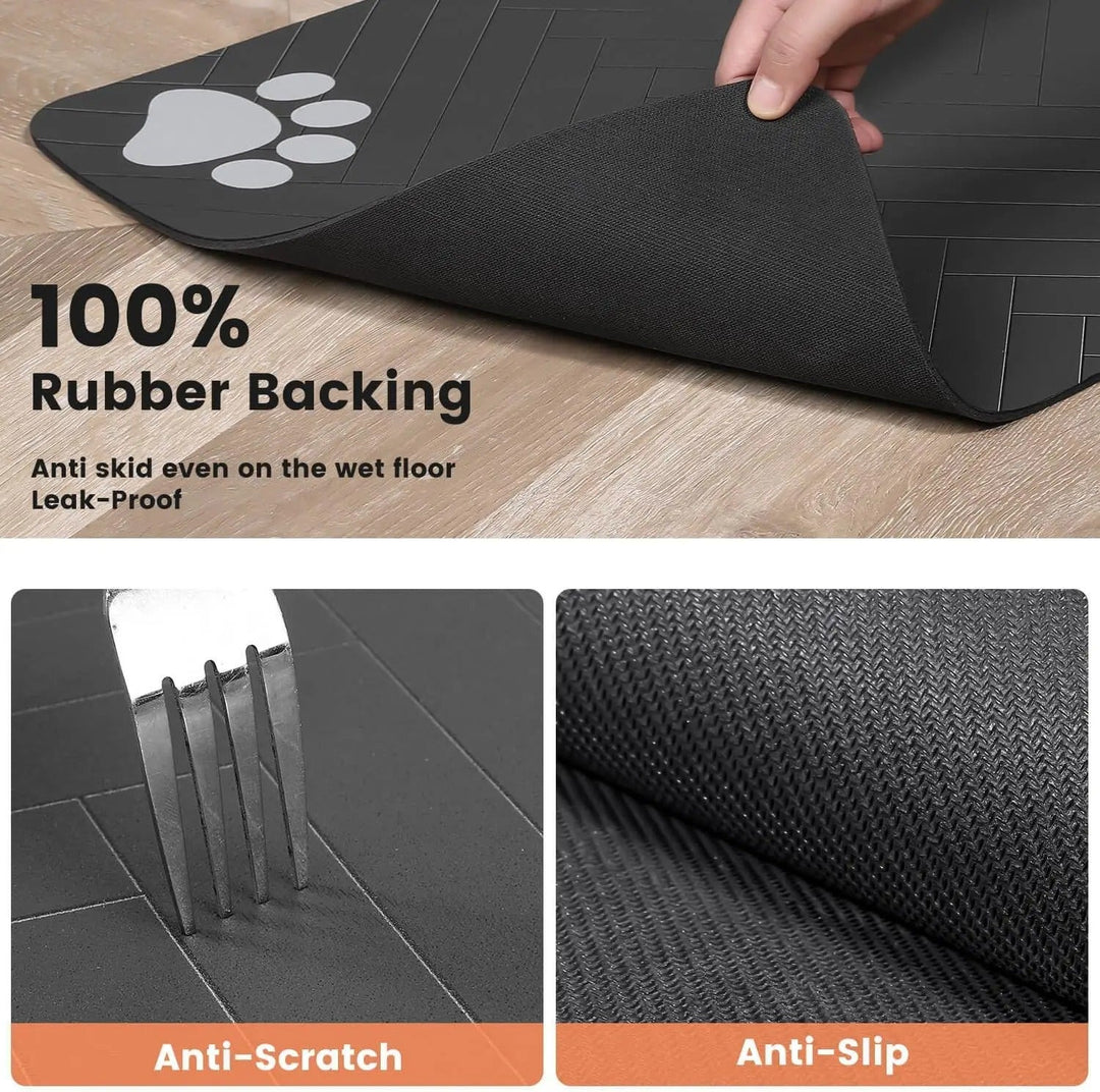 Absorberende Huisdieren Placemat voor Voer- en Waterbak