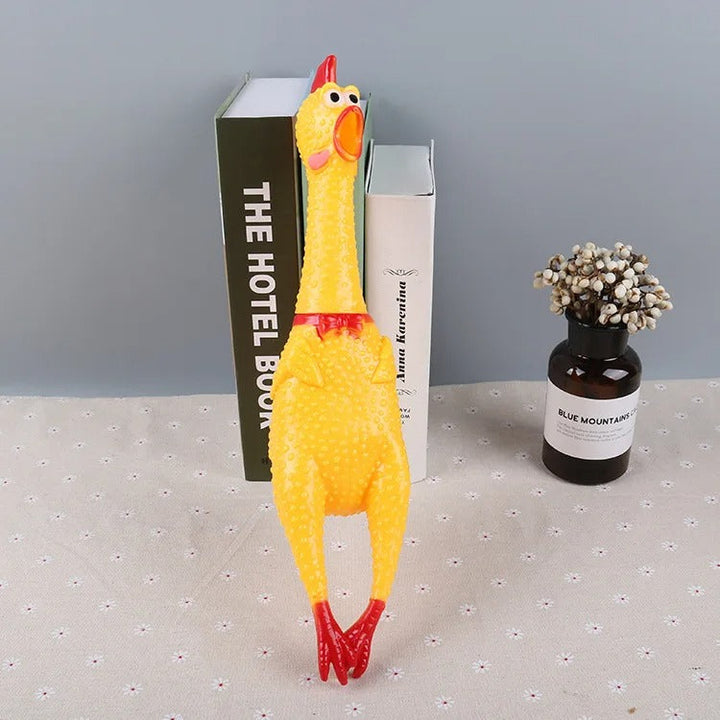 Squeaky Kippen Hondenspeelgoed