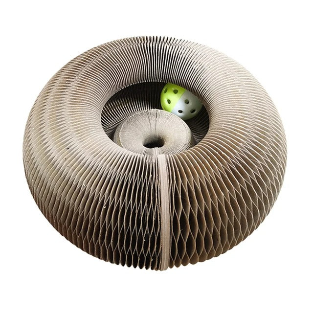 Speeltje Kat Flexibel Design Met Bal & Organisch Kraboppervlak