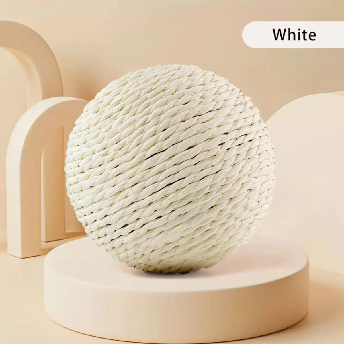 10CM Interactieve Sisal Krabbal voor Katten