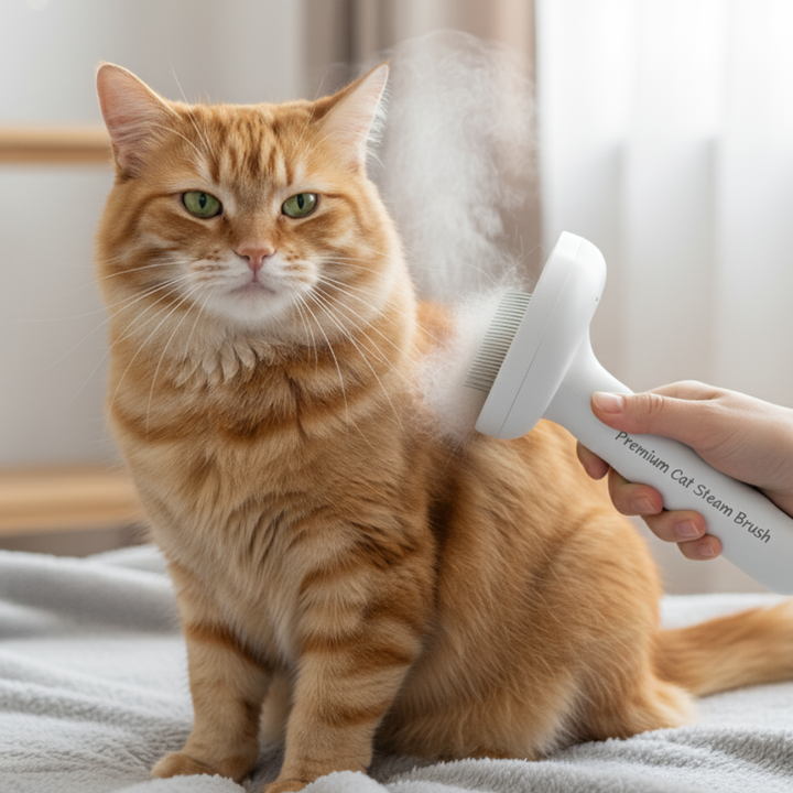 Premium Kat Stoomborstel