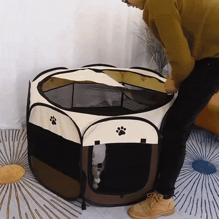 Draagbare Pet Tent Lichtgewicht Honden & Katten Tent Met Waterdichte Bodem