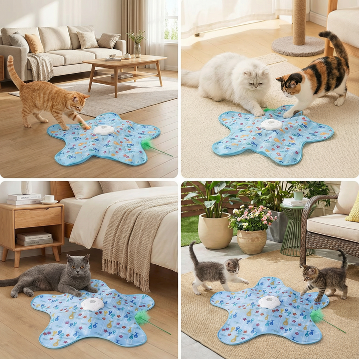 HuntingFun Pro – Automatisch kattenspeelgoed voor stressverlichting en speelplezier