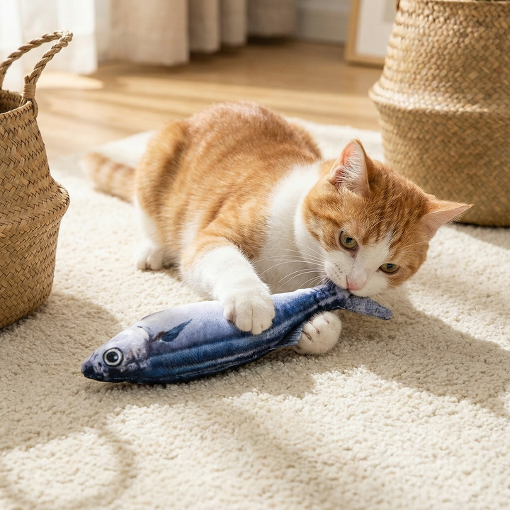 Interactieve Wiggly Vis Speelgoed voor Katten