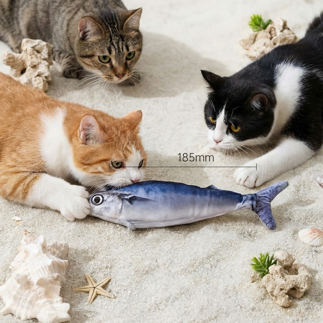Interactieve Wiggly Vis Speelgoed voor Katten